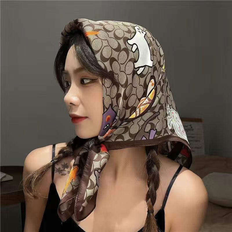 Luxury Bags Trending - New Silk Square Scarf Women Luxury