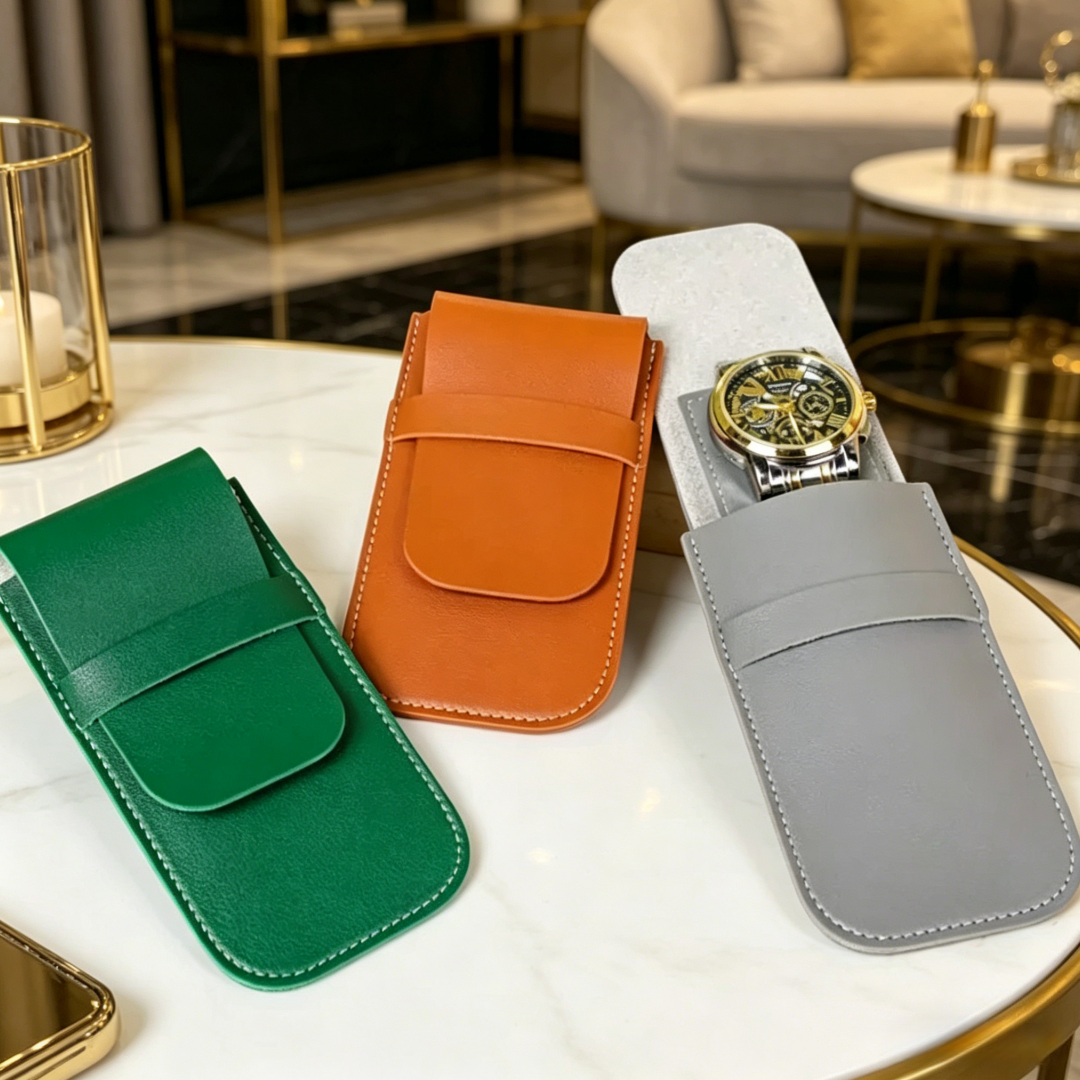 Leather Watch Pouch Single Slo - Luxury Bags News recensione e prezzo