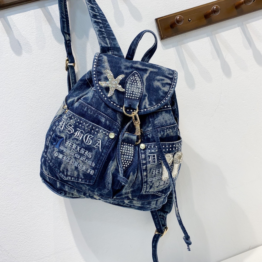 iPinee Luxury Denim Women Back - Luxury Bags Denim recensione e prezzo
