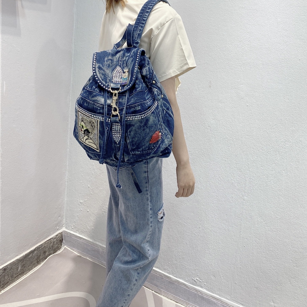 iPinee Luxury Denim Women Back - Luxury Bags Denim recensione e prezzo
