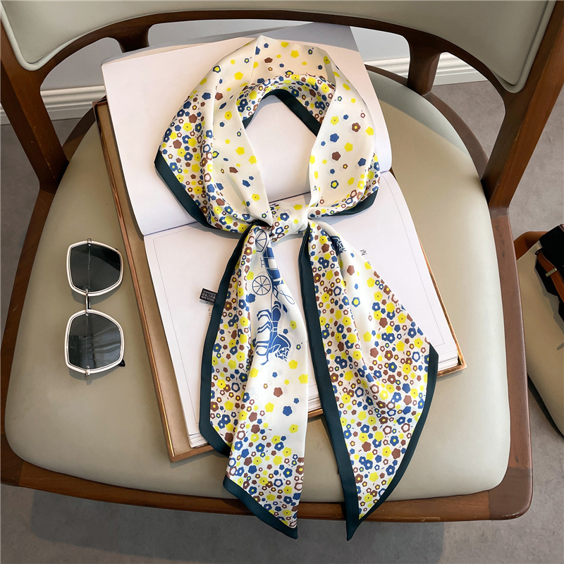 Fashion Print Long Silk Scarf  - Luxury Bags Trending recensione e prezzo