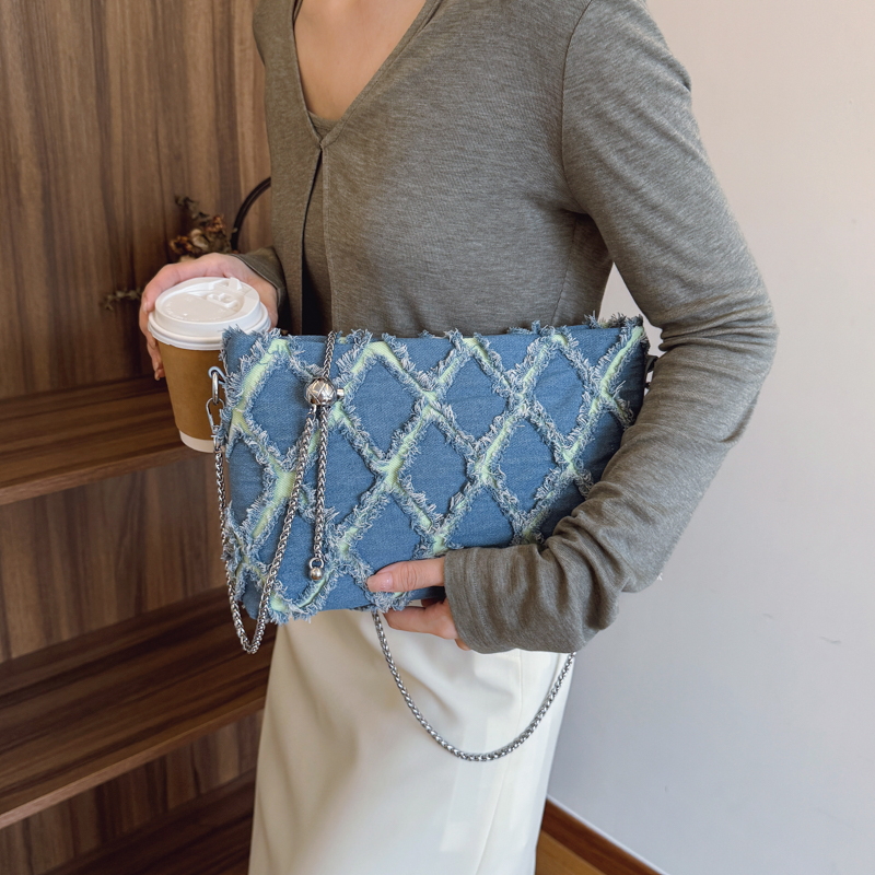 Casual women's denim shoulder  - Luxury Bags Denim recensione e prezzo