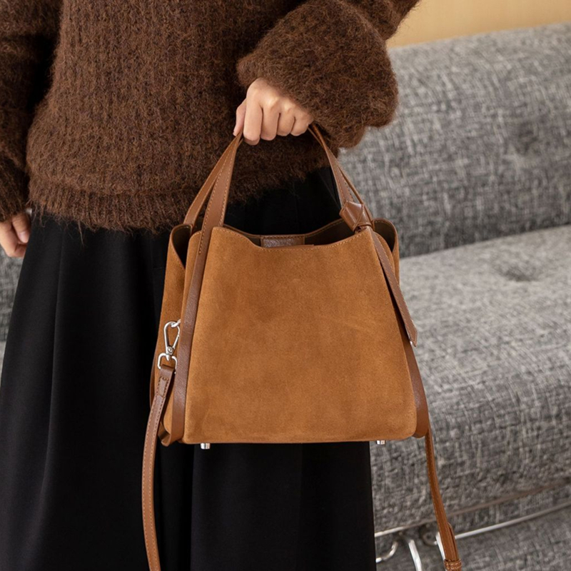 Burminsa Cowhide Suede Genuine - Luxury Bags Of 2026 recensione e prezzo