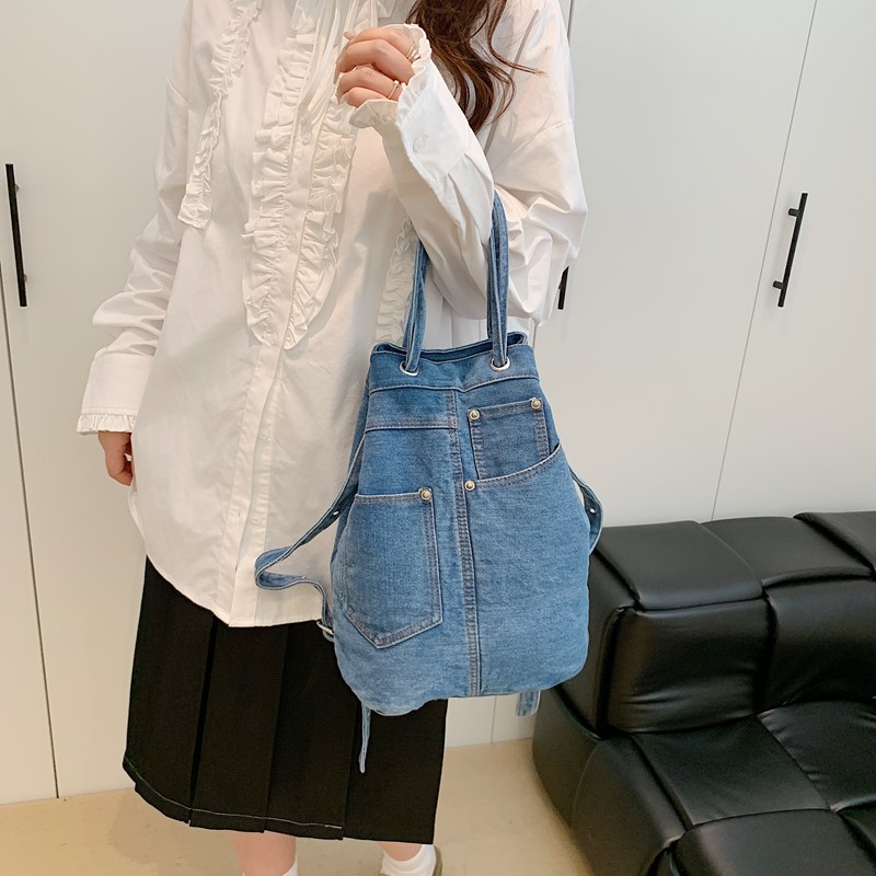 Denim Female Backpacks Casual  - Luxury Bags Denim recensione e prezzo