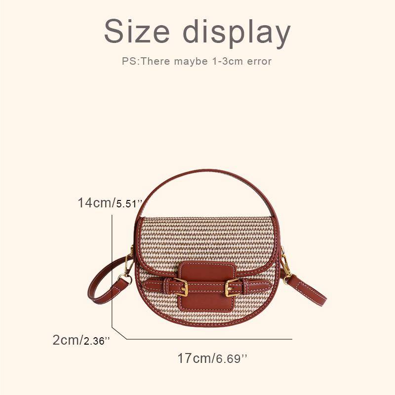 England Style Mini Straw Saddl - Luxury Bags Of 2026 recensione e prezzo