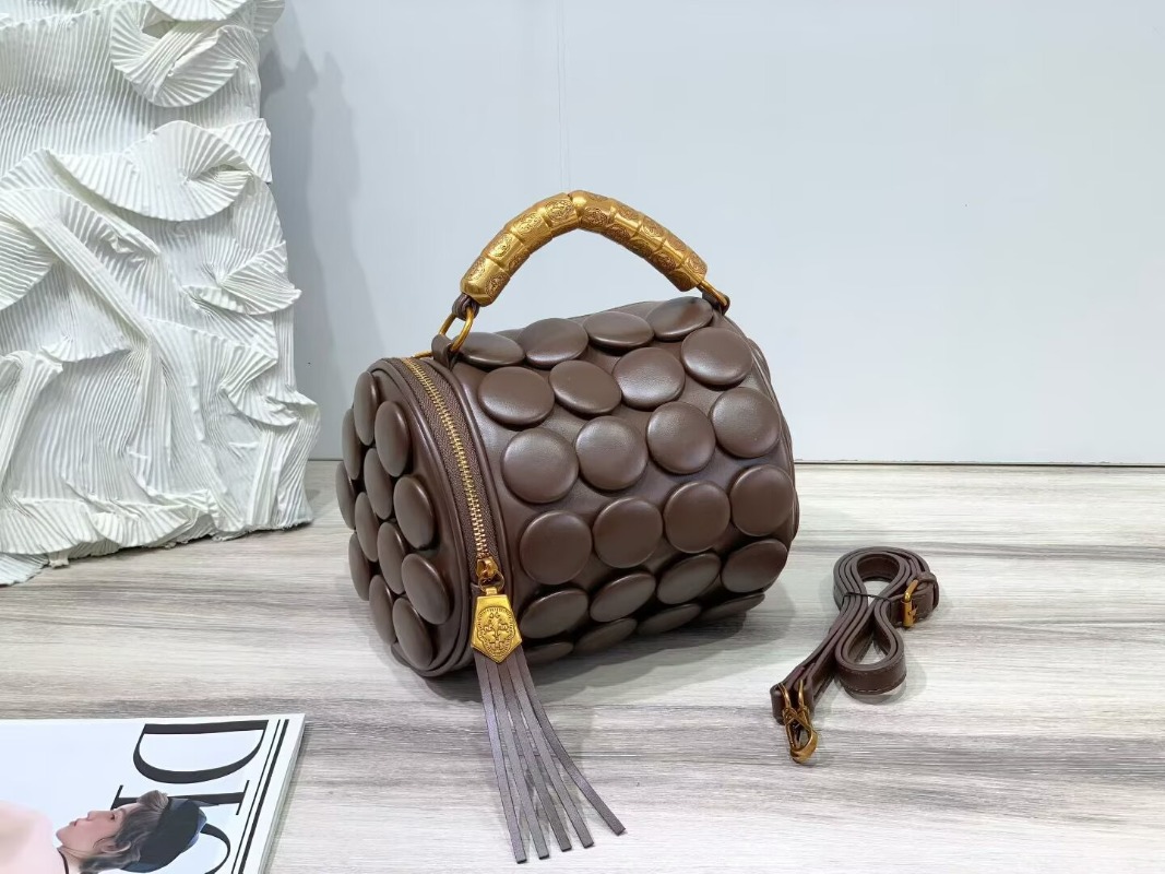 Retro Button Leather Handbags  - Luxury Bags Youtube recensione e prezzo