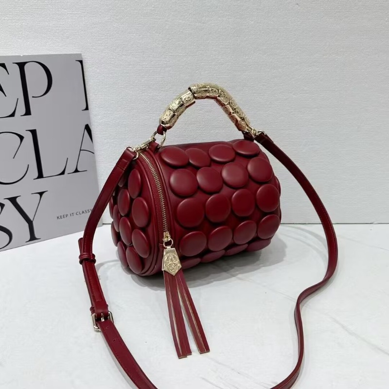 Retro Button Leather Handbags  - Luxury Bags Youtube recensione e prezzo